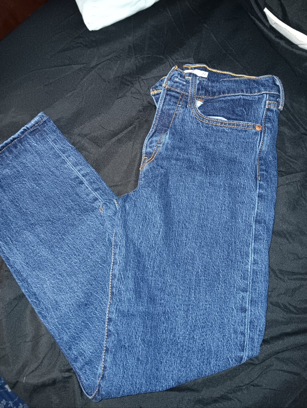 Levi's Wedgie Straight Jeans In Dark Wash